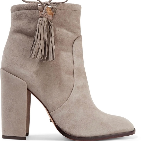Never worn before grey suede Schutz booties - Picture 1 of 1